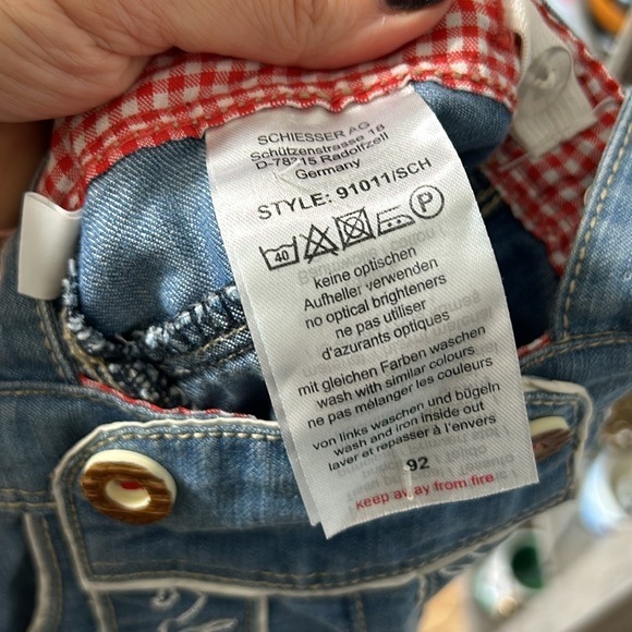 New Latzjeans 'Gipfelkraxler Romper Size 92/18 to 24 months - Picture 8 of 9